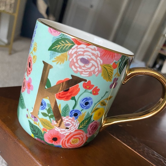 Rifle Paper Co. Other - Rifle Paper Co. For Anthropologie Garden Party Monogram Mug